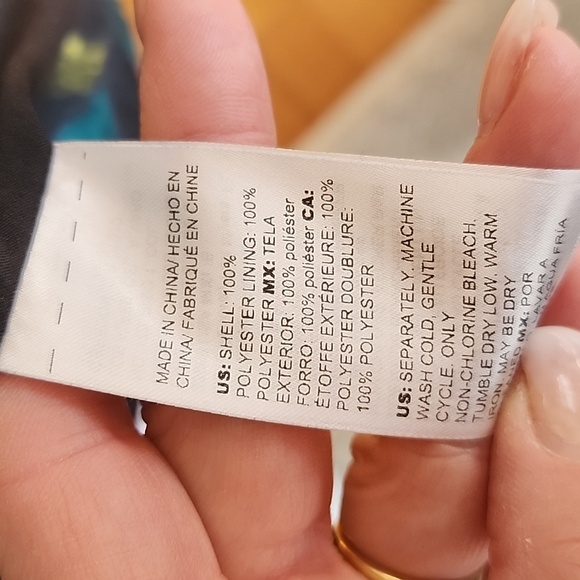 Chico's Brocade Floral Long Jacket Size 4 US 20-22 - Picture 5 of 6